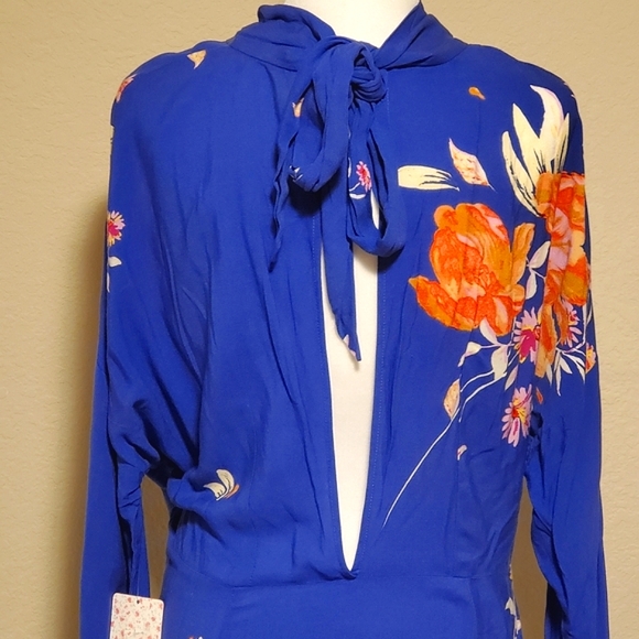 🌺NWT🌼 Free People Gemma Tunic Dress in Blue , Large - Picture 12 of 16